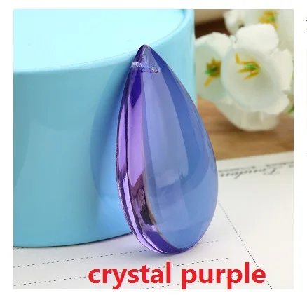 crystal purple Качественные стразы для телефона капельки воды занавес Кристалл Бижутерия для декорирования люстра Хрустальные светящиеся Подвески Аксессуары - Цвет: crystal purple