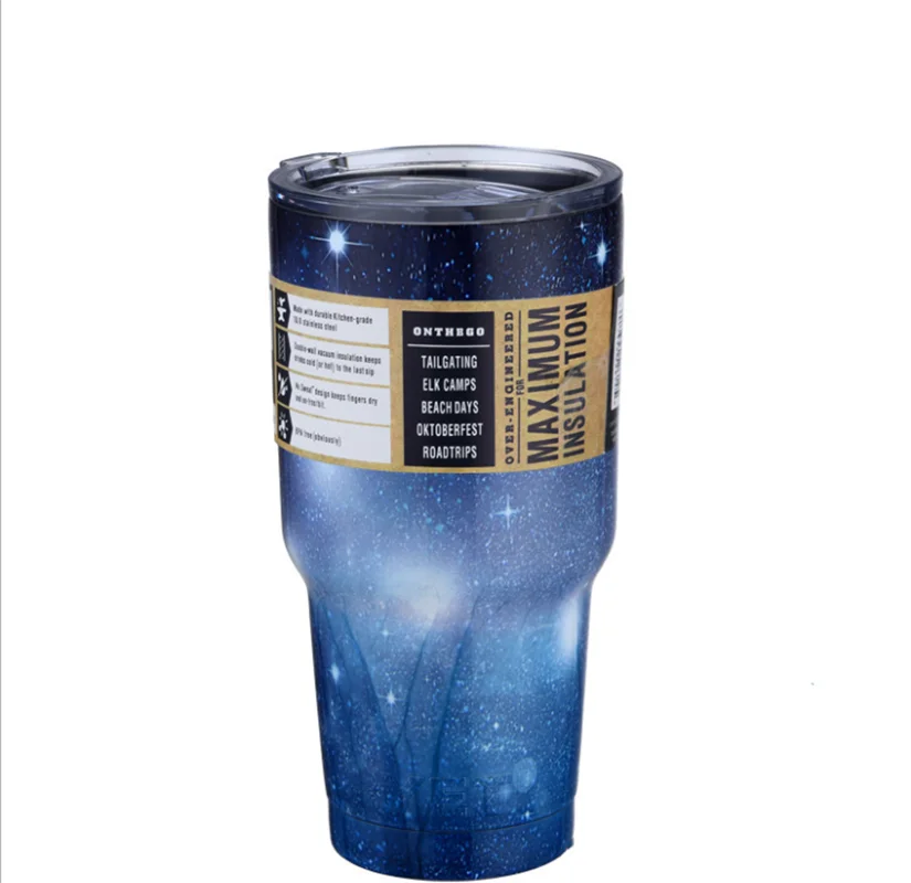 ss bottle Бутылка для воды из нержавеющей стали с вакуумной изоляцией, Термокружка, Спортивная, холодная, горячая, холодная чашка, креативная кружка с мраморной головкой - Цвет: ss bottle