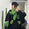 Лягушки пуловер Толстовка для мужчин Harajuku Японская уличная одежда мужчины спортивные костюм для мужчин одежда для пар 2022; Сезон весна ► Фото 3/6