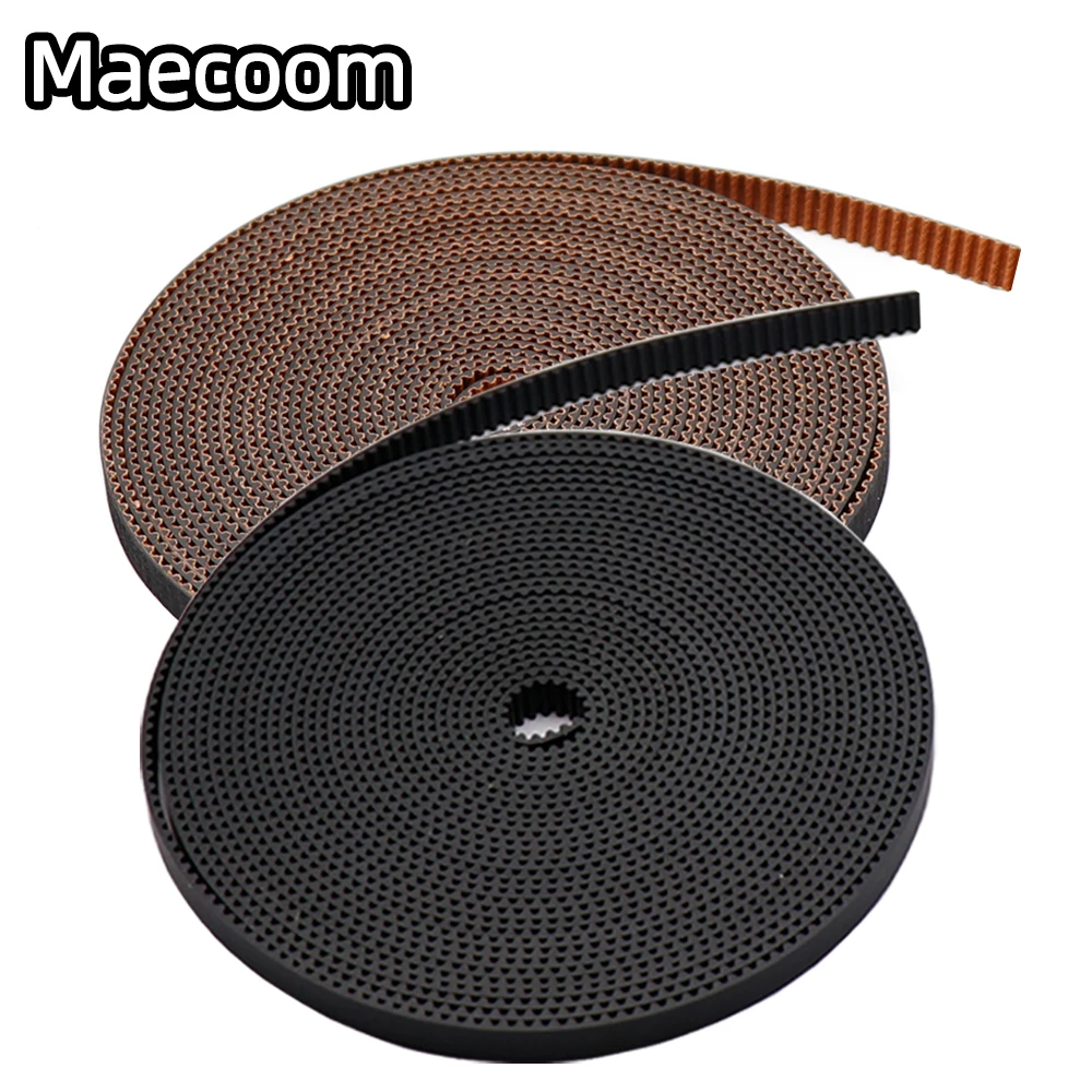 

5m/10m//20m/50m/lot GT2-6mm / 10mm open timing belt GT2 belt Rubber Aramid Fiber cut to length for 3D printer wholesale