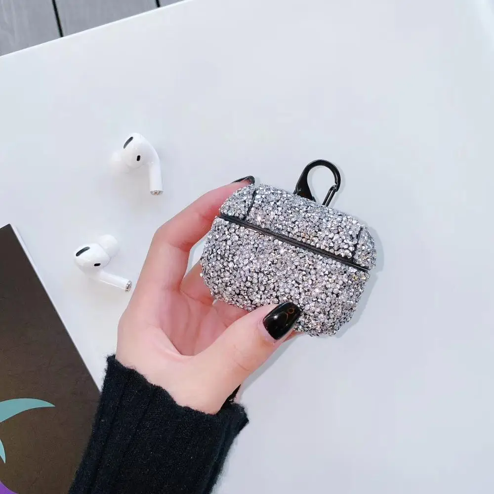 Шикарные стильные роскошные цветные стразы для Airpods Pro Чехол для Apple Airpods Pro Чехол Flash Diamond