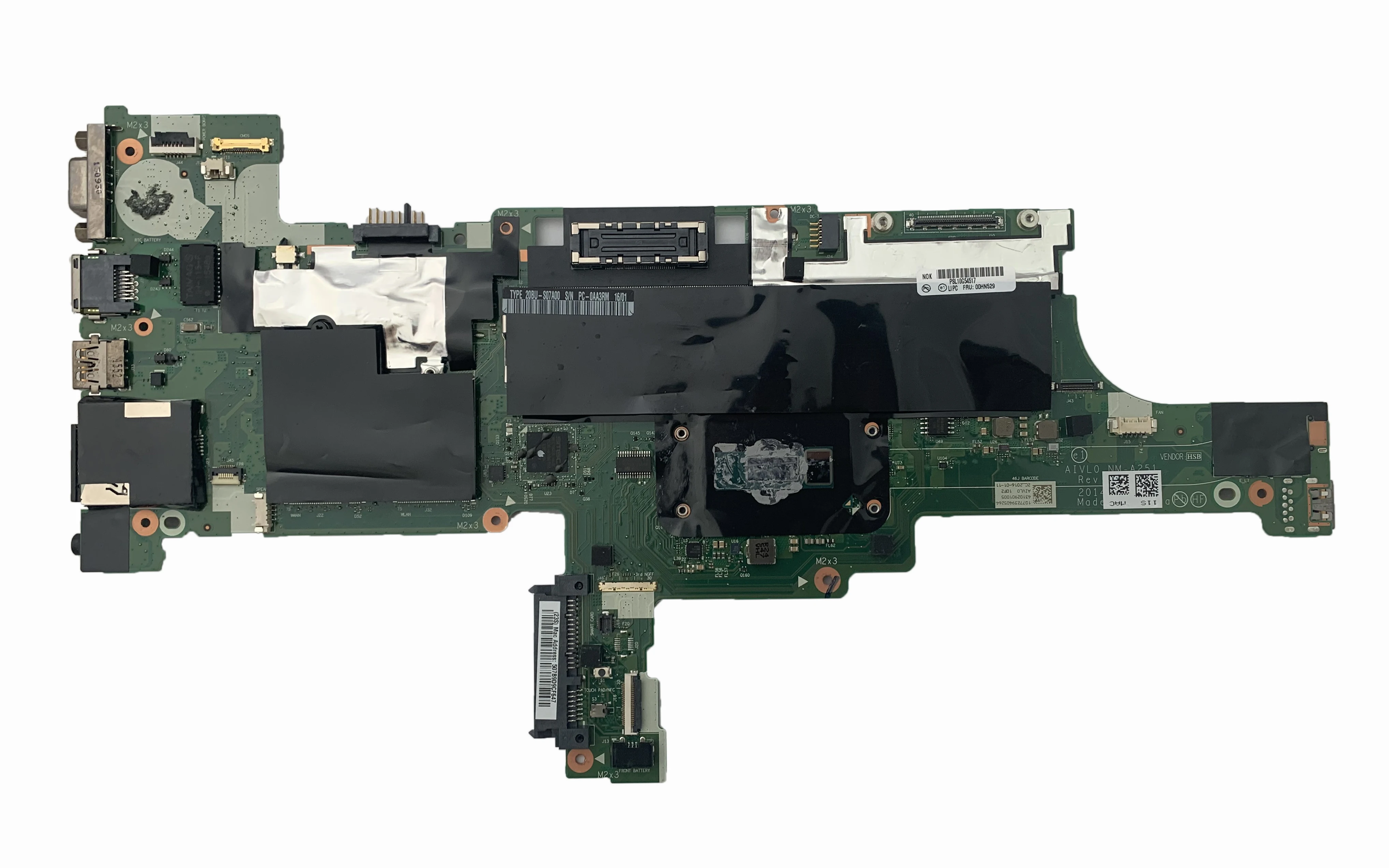 New  for Lenovo ThinkPad T450 Laptop Motherboard NM-A251 45102901005 FRU 00HN529 with CPU i5-5300U DDR3 