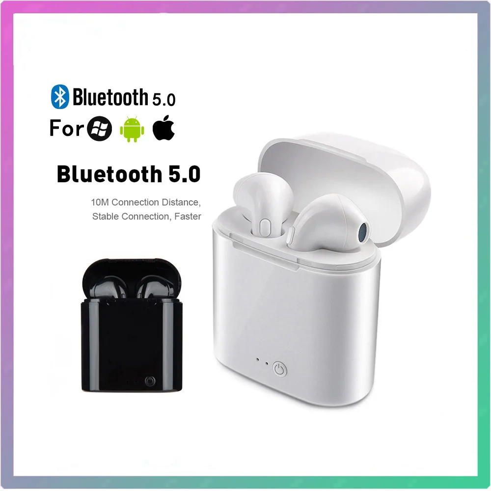 Беспроводные наушники i7s TWS Bluetooth 5 0 для смартфона Xiaomi Samsung Huawei pk i11 i12 i14 i15 i16 mini |
