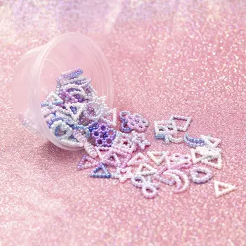 

10g Mixed Moon Star Resin Fillings ABS Pearl Bow Heart Flatback Resin Cabochons Shaker Pendants Molds Fillers Jewelry