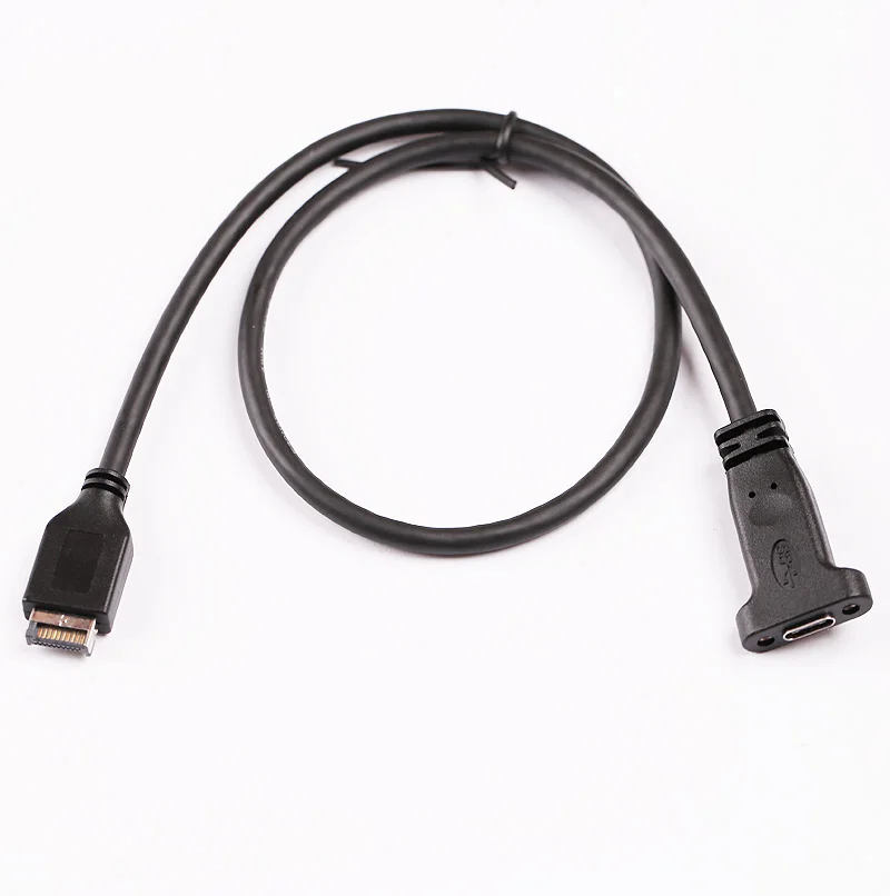 USB 3 1 разъем для передней панели типа E C расширения материнской платы с крепежным