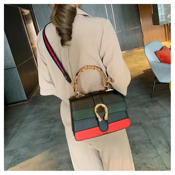 

Vegan Leather Retro Saddle Bag For Women Casual Style Designer Crossbody Satchel Bag