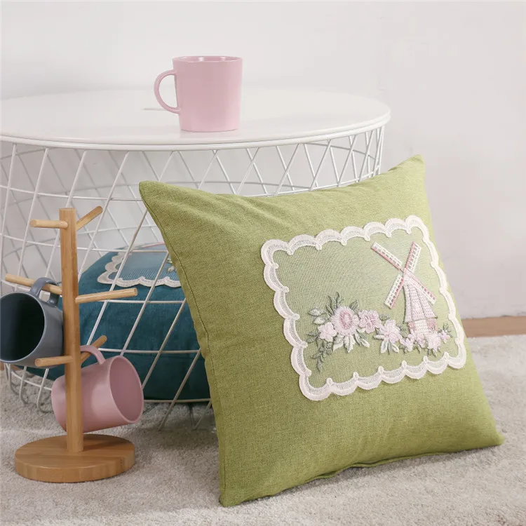 Европейский роскошный чехол для подушки в цветочек вышитая наволочка декоративные подушки для дома для дивана гостиной наволочка для подушки Hap-deer