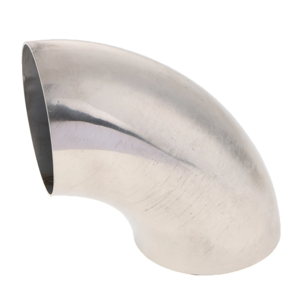 76mm 90 Degree Mandrel Bend Stainless Steel Elbow Exhaust Manifold 2/3 inch