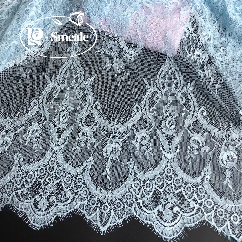 3M / Lot French Eyelash Lace Fabric 150cm Diy Exquisite Embroidery Clothes Wedding Dress Accessories RS702-2 | Дом и сад
