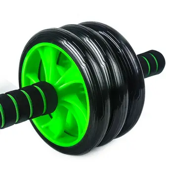 

W Abdominal Wheel Three-Wheeled Home Fitness Product New Keep Fit Wheels No Noise Abdominal Wheel Ab Roller Exercise Equipment