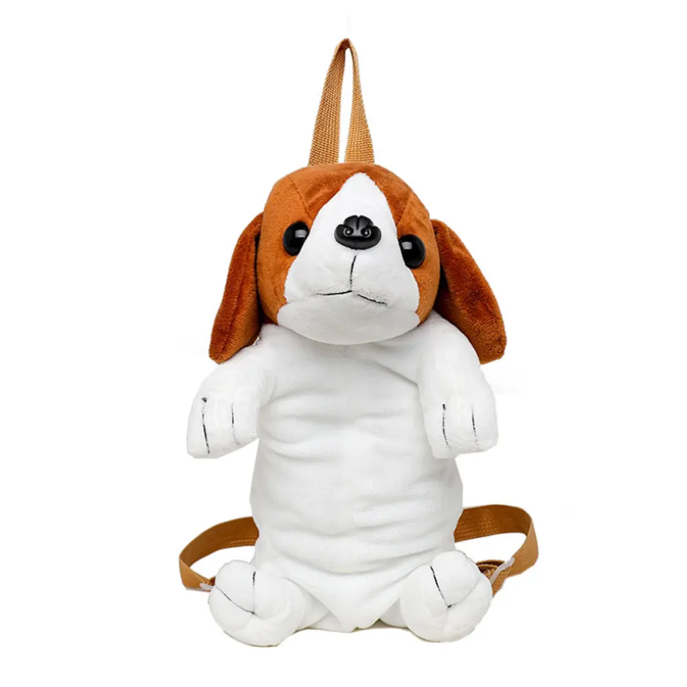 

Cute Cartoon Dinosaur Panda Avocado Dogs Plush Backpack Kid's Soft Animal Toys Stuffed Shoulder Bag For Children Boy Girl Gift