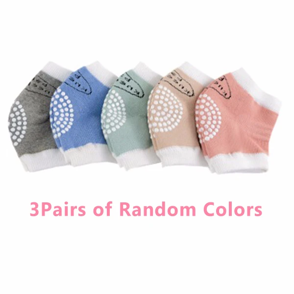 3 пары/партия, разные цвета для новорожденных, для маленьких мальчиков и девочек, хлопковые гетры, хлопковые гетры, гетры детские носки защищать колено ткань От 0 до 4 лет - Цвет: random-colors