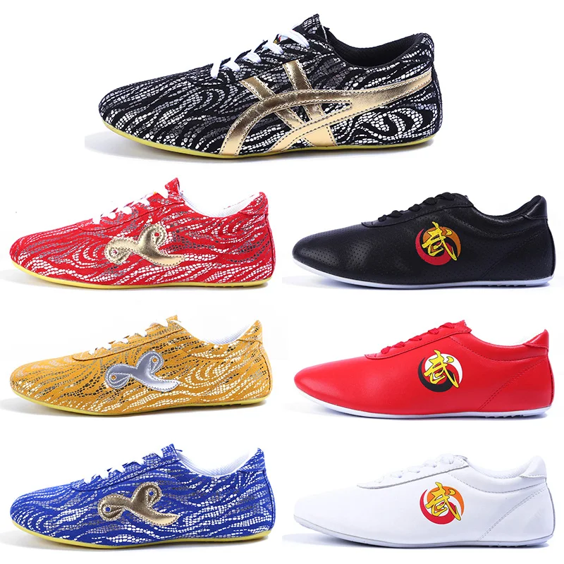 Tai Chi Tai Chi Training Shoes for Children, Martial Arts Shoes, tendon sole, Competition Shoes, Summer