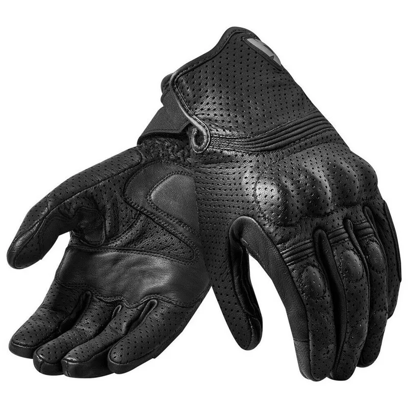 

New REVIT Motorcycle Glove Fly 2 Black Genuine Leather Motorbike Gants Touch Screen Off Road Racing Gloves Men women