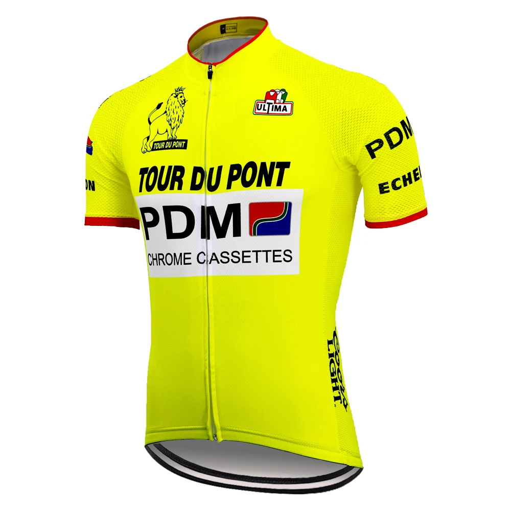 Pdm Yellow Cycling Jersey Ropa Ciclismo Bike Clothing Men Short Sleeve Mtb  Jersey Highway Mountain Bicycle Clothes - Cycling Jerseys - AliExpress