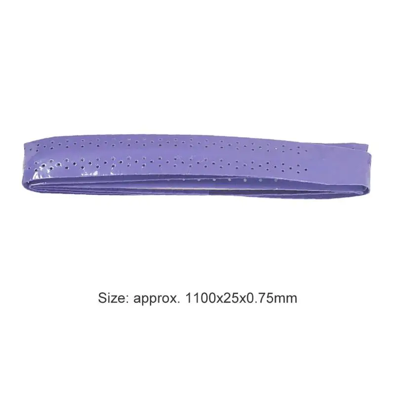 Purple Горячая Распродажа лента для напульсника умелое производство противоскользящая дышащая овергрип бадминтон теннисная ручка ракетки для сквоша лента для напульсника - Цвет: Purple