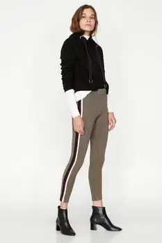 

Koton "Women 'S Coffee Ribbon Detail Leggings 9 KAK43234GK"