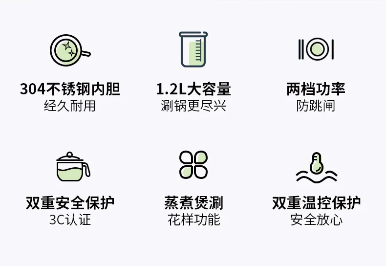 Small Raccoon Multi-functional Electric Cooker Dormitory for Students Mini Small Electric Instant Noodles Useful Product Small D