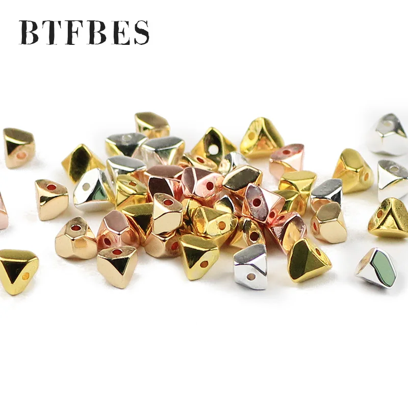 Pcs Gemstones DIY Jewellery Hematite Non Magnetic Cube Beads 3mm Rainbow 130