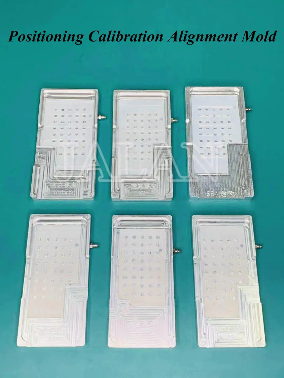 

New precision positioning mold For samsung S9 plus S8 plus S7 note 8 edge LCD display digitizer unbend flex cable laminating