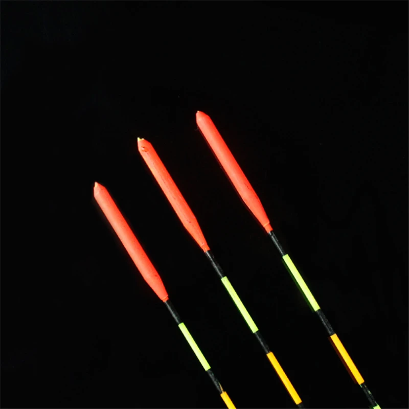 Fishing Float Wood Fluorescent High Sensitivity Bobber Luminous Float Marked Bold Fishing Light Accessories 3pcs fishing floats fishing float fishing bobber fishing buoy