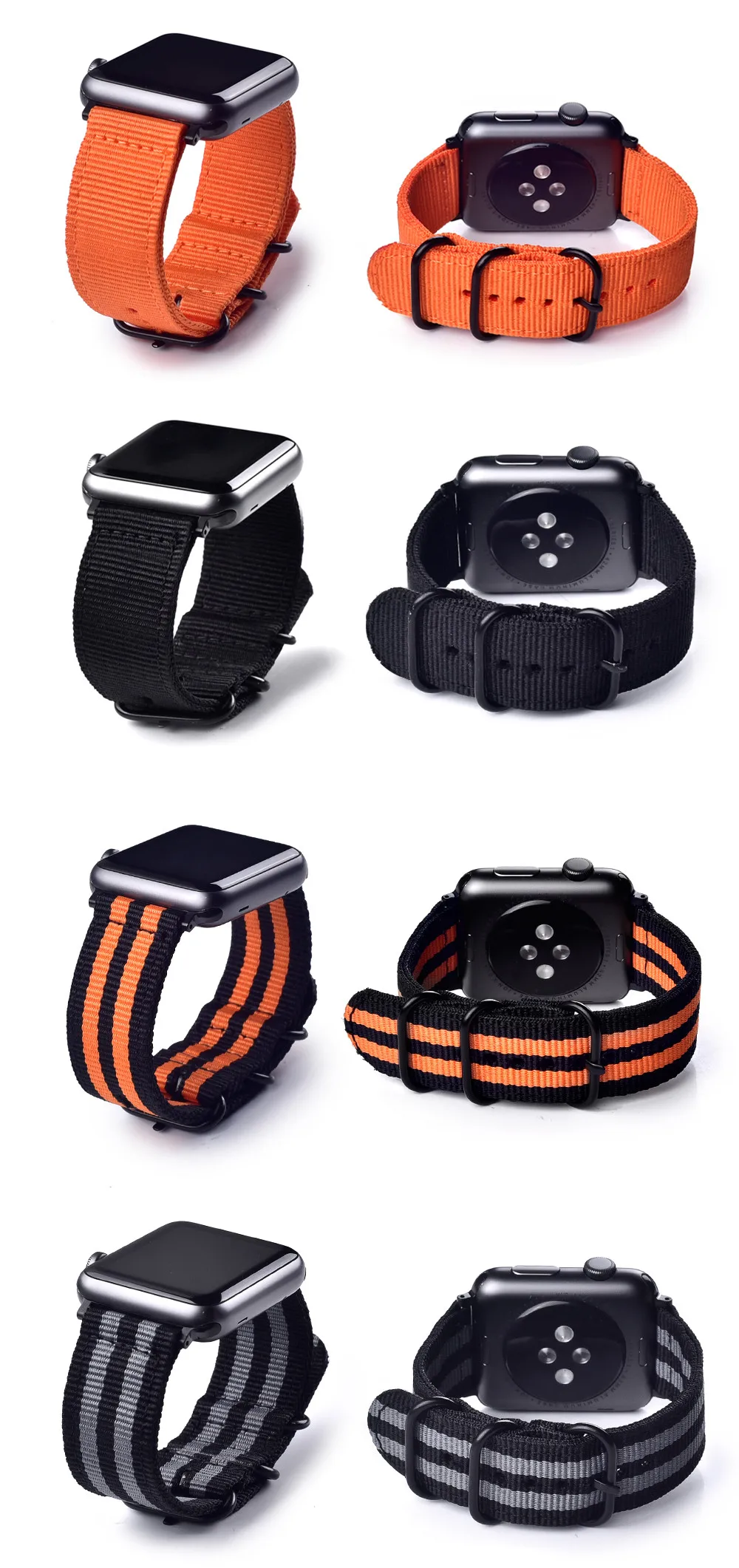 Лидер продаж, нейлоновый ремешок для наручных часов Apple Watch, версии 5/4/3/2/1, спортивный кожаный браслет, 42 мм, 44 мм, 38 мм, 40 мм, ремешок для наручных часов iWatch, ремешок