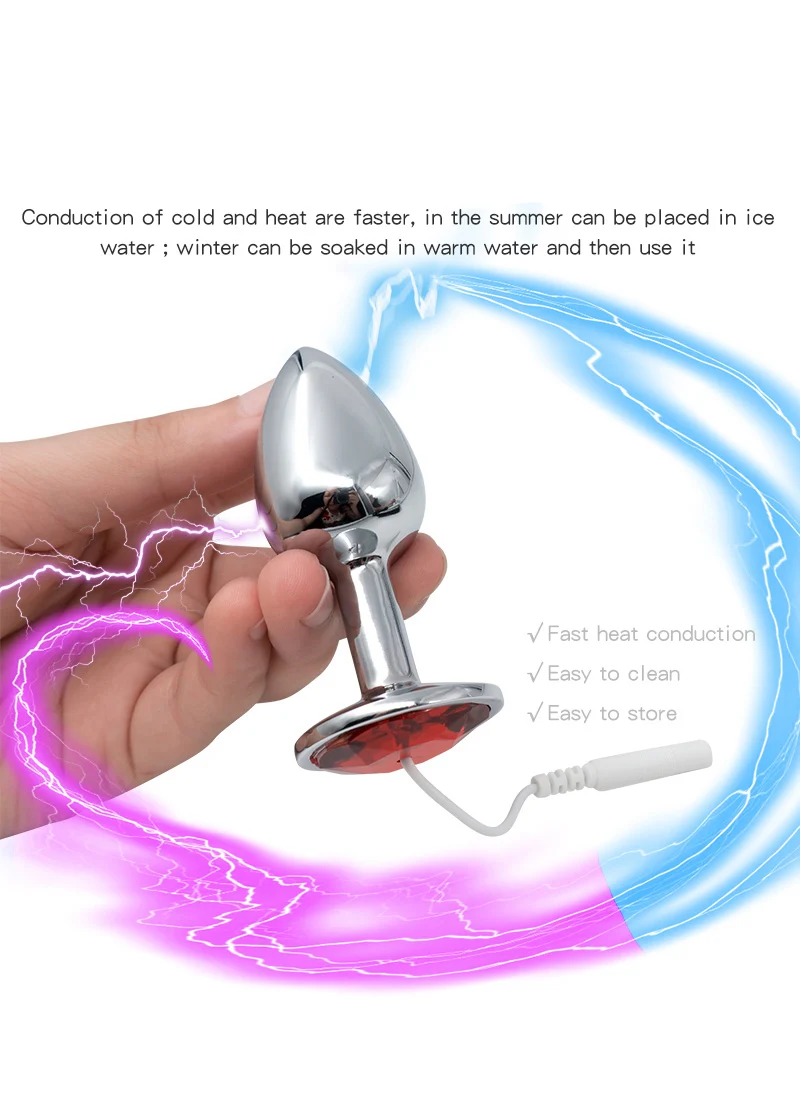 Electric Shock Kit Anal Plug Vibrator Penis Stimulation Ring Urethral Catheter Sound Dilator Masturbator Strong Sex Toys For Men electro sex toys electric sex toys penis rings