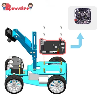 

High Quality STM32 Visual Robot OV7670 Camera Tracking OLED Screen Independent Steering Robotics High-Power Motor