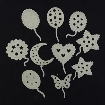 

10PCS/Pack Balloon Ceiling Glow In The Dark Wall Stickers Baby Kids Bedroom Home Decor Luminous Fluorescent Decal