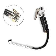 120 PSI 1" Воздушный шиномонтажный двойной патрон и манометр шланг автомобильный Грузовик хромированная сталь металл