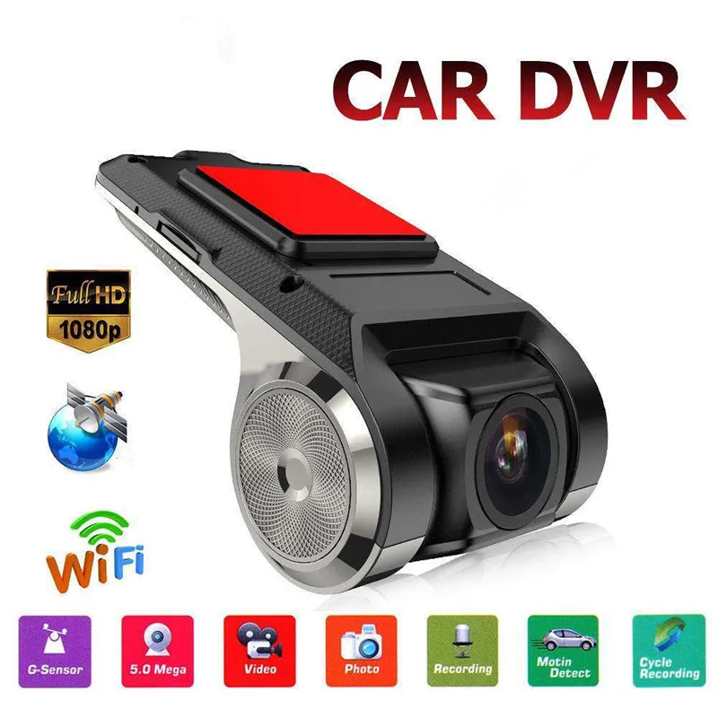 HD micro USB веб-камера мобильный телефон wifi камера ночного видения автомобиля Предупреждение электронная собака петля записи видео широкоугольный объектив