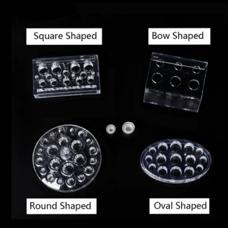 

4 Types Acrylic Tattoo Ink Cup Stand Holder Permanent Makeup Microblading Pigment Storage Caps Tattoo Gun Rack Container Supply