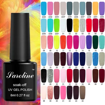 

1 Bottle 8ml Spring Series Color Matte Top Coat Nail Gel Polish Soak Off UV Gel Manicures Varnish Paint Hybrid Nail Art Design
