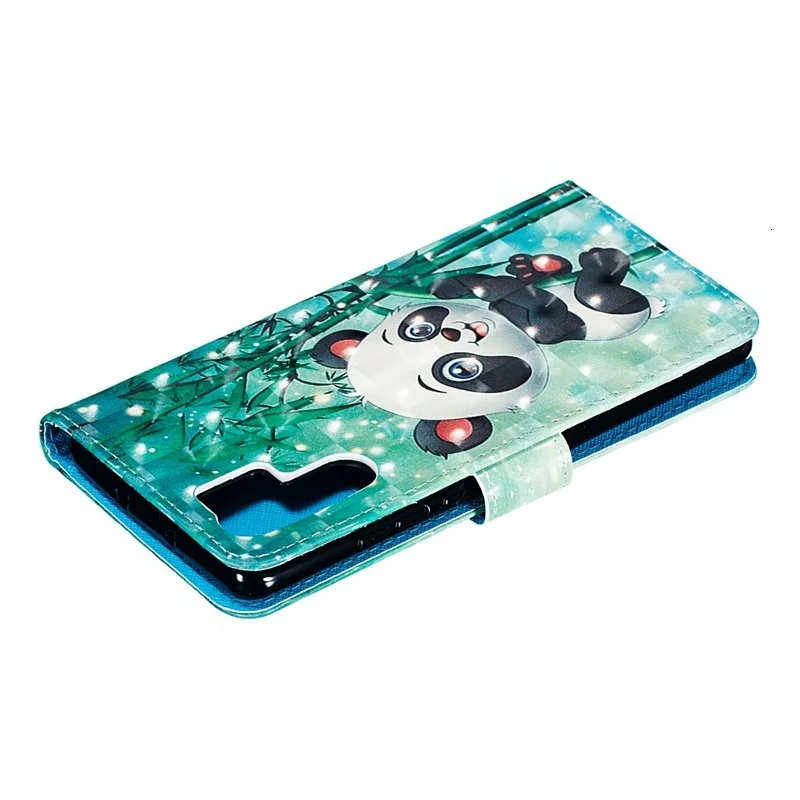 Мультяшный кошелек panda чехол для huawei P20 Lite кожаный P30 Pro откидной Чехол для huawei mate 20 Чехлы Honor 8S 8A цветы телефонные сумки