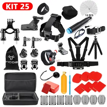 

Case Tripod Mount Stick For GoPro Hero 7 6 5 Accessories Session For Xiaomi Yi 4K Action Sport Camera Go Pro Accessories Kit
