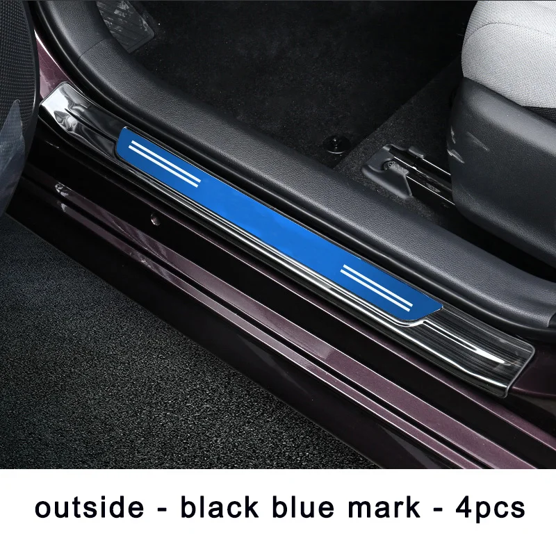 product picture 1 Lsrtw2017 для Toyota Corolla E210 Автомобильная Накладка для дверного порога с защитой от царапин, аксессуары для интерьера - Название цвета: product picture 1