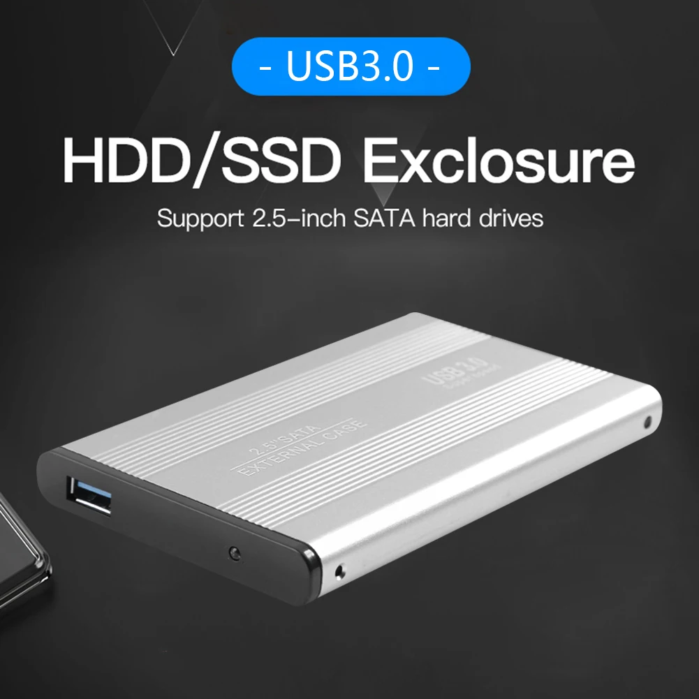 Чехол для жесткого диска 2 5 дюйма SATA на USB 3 0 адаптер корпус внешний SSD чехол
