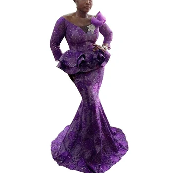 

African Plus Size Tops and Skirt Set for Women Vestidos Bazin African Lace Embroidered Clothing Christmas Dress Party WY2378