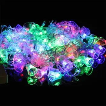

LED Bell Light Strings Fairy Lights Christmas Festival Home Backyard Decoration