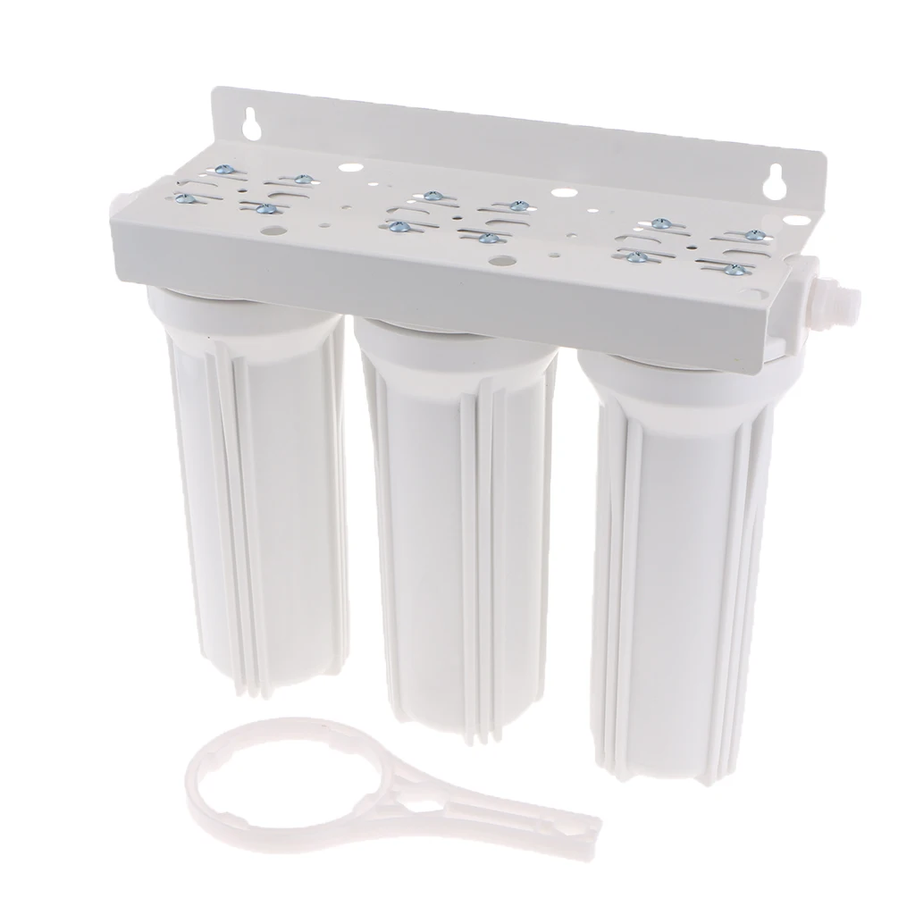 3 stage whole house sediment block activated carbon filter dechlorinator, water softener replacement parts 1/2inch dia