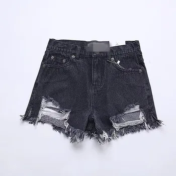 

Low waist shorts Women's jeans denim shorts Summer Fashion broken hole Ladies Skinny denim super short jeans Girls #35