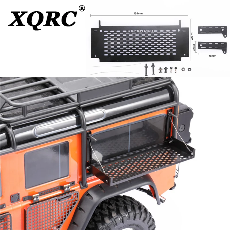 

XQRC Used for trx-4 guard decoration tool box camping table board with open cover and folding D90 metal D110 windows