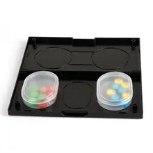 Магнитный мини-Складной Летающий шахматы Людо Портативный Отдых Путешествия Настольная игра комплект P31B