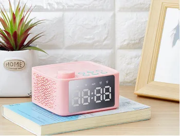 

B1 Multi-function Bluetooth 5.0 Speaker Digital Alarm Clock Portable Wireless Subwoofer LED Display Music Stereo Sound Speaker