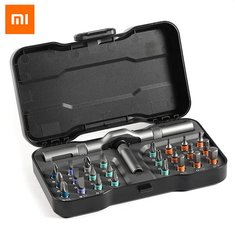 Xiaomi Duka RS1 24-in-1 многоцелевой набор трещоток прецизионный отвертка ключ Аппаратный набор инструментов для ремонта телефонов колодки планшеты