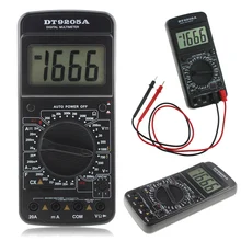 DT9205A Multimetro digitale AC/DC elettrico amperometro portatile resistenza capacità Test Buzzer Multimetro elettrico automatico