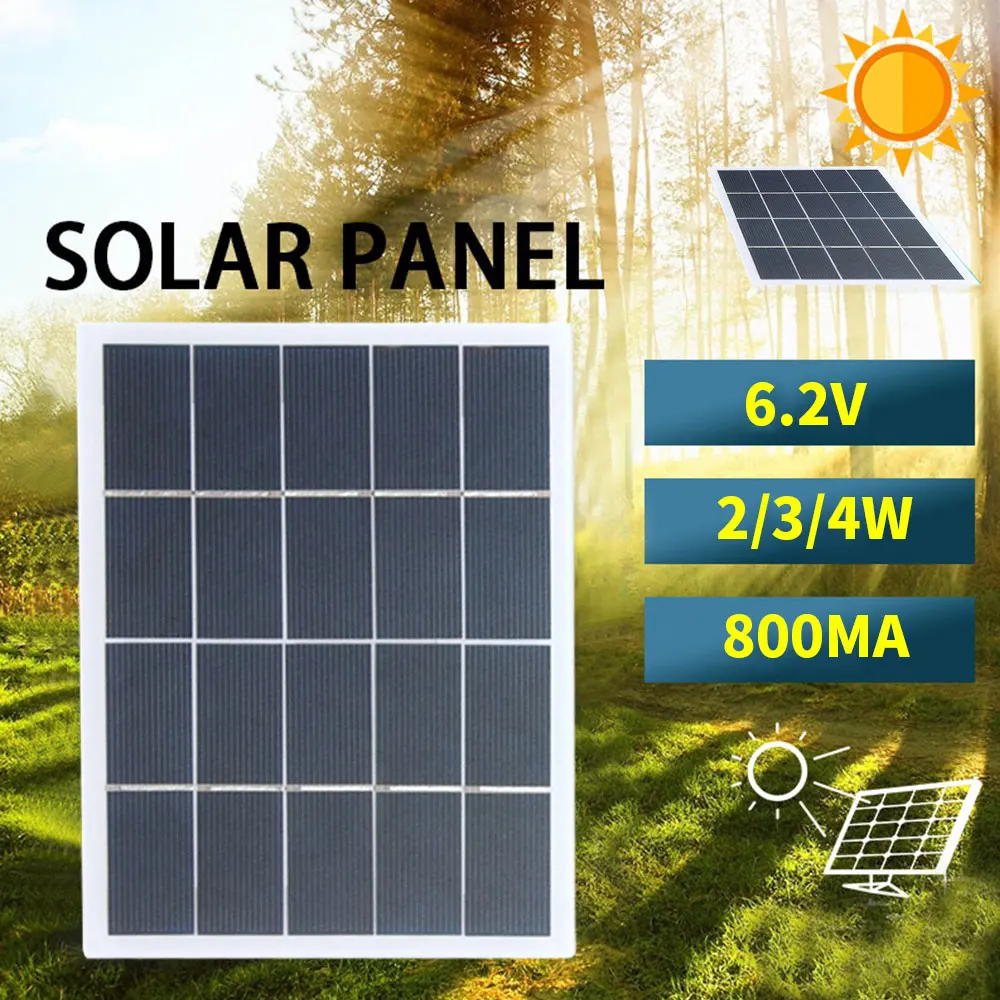 

Outdoor 3Meter Cable Solar Panel 4W 5V Portable Solar Charger Fast Charger Polysilicon Tablet Solar Generator for Light Camera