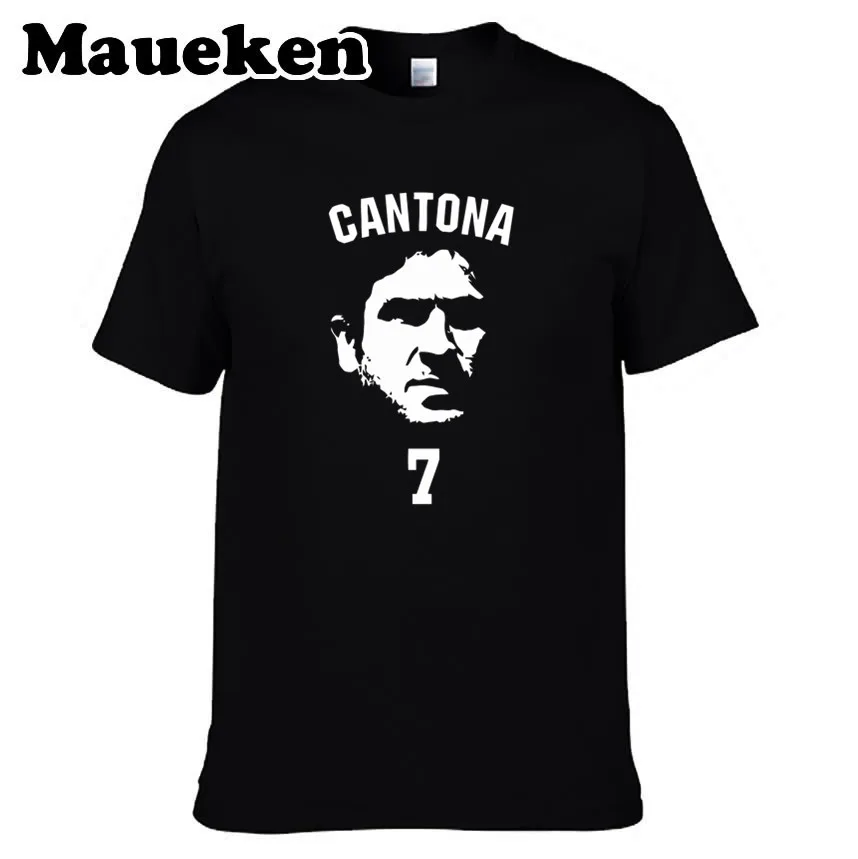 Мужская футболка легенда капитан 7 Эрика кантона Манчестера старый Траффорд
