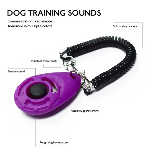 Pet Clicker Oval Portable Adjustable Wristband Sound Dog Training Clicker  Cat Dog Training Clicker Plastic Pet Supplier - AliExpress