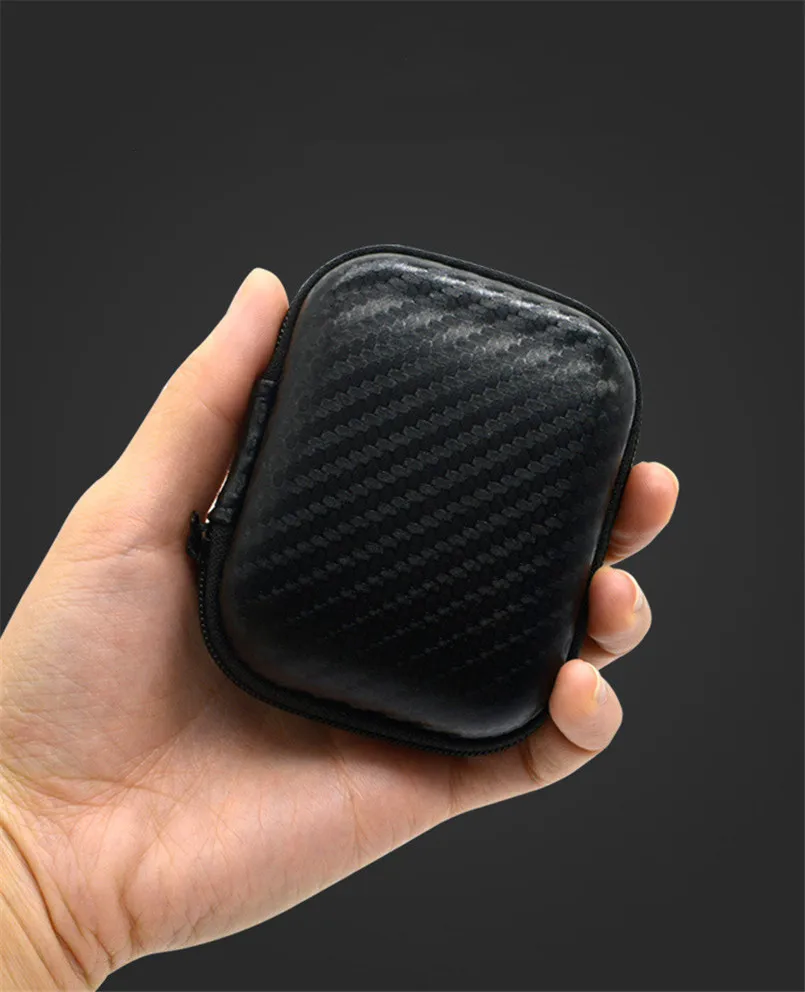 

Fabric Storage Case For Apple Airpods TWS Shockproof Cover For Air Pods Bluetooth Earphone Black Carton Pattern